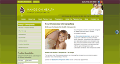 Desktop Screenshot of handsonhealthchiro.com